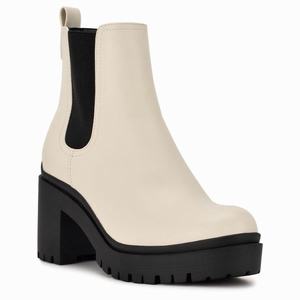 Nine West Quies Chelsea Heeled Enkellaarsjes Beige Nederland | IZY-902184